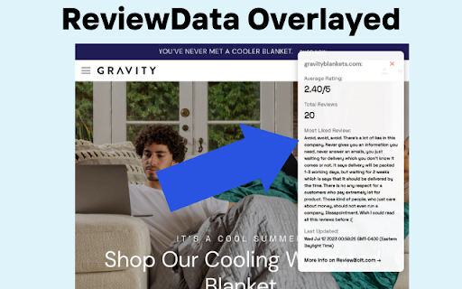 ReviewBolt Instant Reviews Data  from Chrome web store to be run with OffiDocs Chromium online