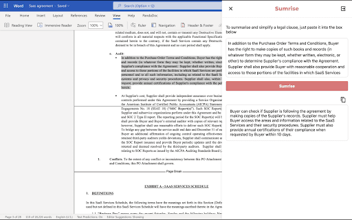 review.legal  from Chrome web store to be run with OffiDocs Chromium online