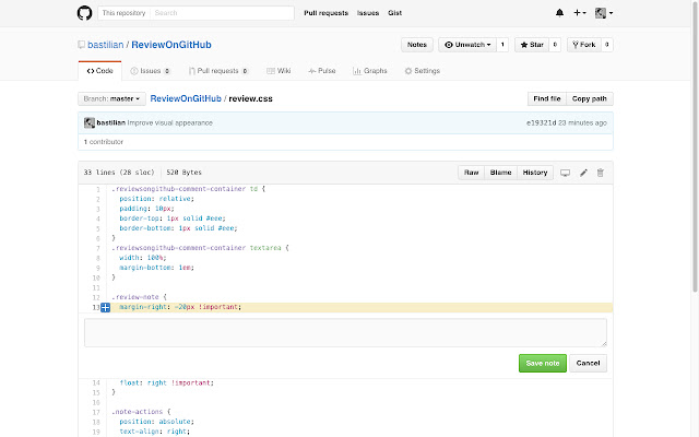 Review on GitHub  from Chrome web store to be run with OffiDocs Chromium online