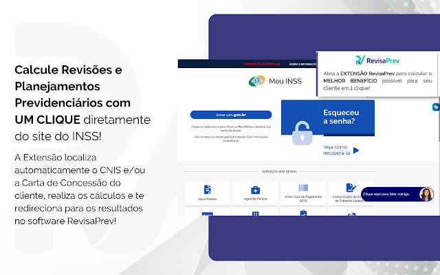 Revisa Prev Cálculos Inteligentes  from Chrome web store to be run with OffiDocs Chromium online