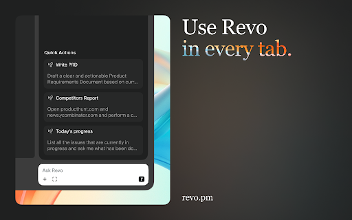 Revo  from Chrome web store to be run with OffiDocs Chromium online