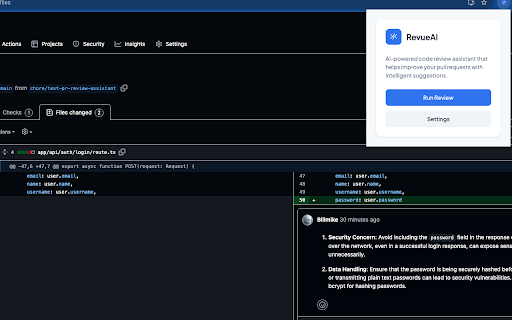 RevueAI  from Chrome web store to be run with OffiDocs Chromium online