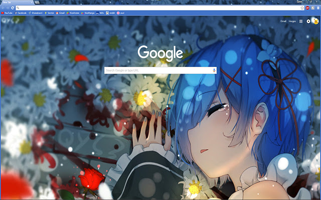 Re:Zero "Sleeping Rem" Theme  from Chrome web store to be run with OffiDocs Chromium online