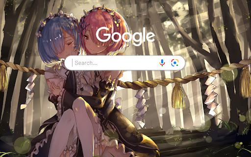 ReZero Ram Rem Anime Girls Maid Anime Theme  from Chrome web store to be run with OffiDocs Chromium online