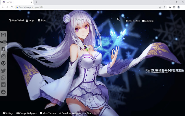 Re Zero Wallpaper  from Chrome web store to be run with OffiDocs Chromium online
