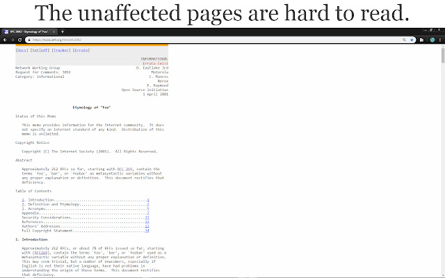 RFCRestyle  from Chrome web store to be run with OffiDocs Chromium online