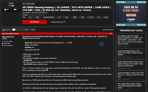 RFDark  from Chrome web store to be run with OffiDocs Chromium online