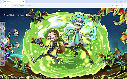 Rick and Morty Wallpaper  from Chrome web store to be run with OffiDocs Chromium online