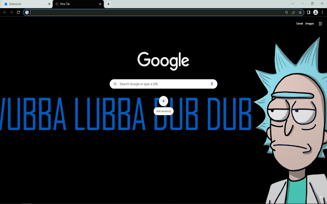 Rick Sanchez Wubba Lubba Dub Dub  from Chrome web store to be run with OffiDocs Chromium online