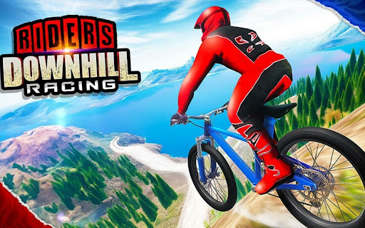 Riders Downhill Racing Bike Games  from Chrome web store to be run with OffiDocs Chromium online