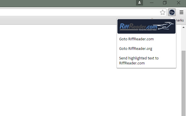 RiffReader  from Chrome web store to be run with OffiDocs Chromium online