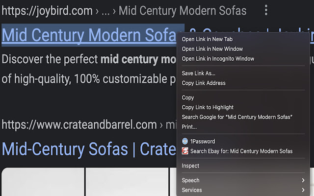 Right Click Ebay Search  from Chrome web store to be run with OffiDocs Chromium online