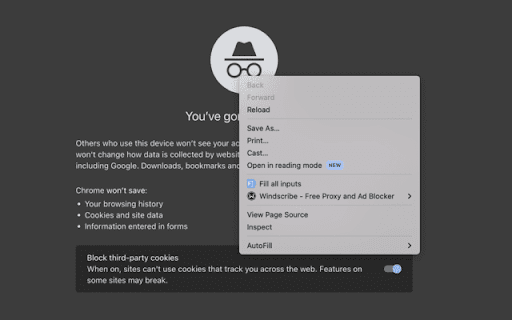 Right Click Enabler  from Chrome web store to be run with OffiDocs Chromium online