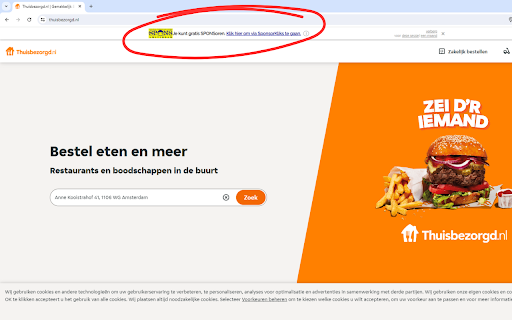 Rijke SPONS  from Chrome web store to be run with OffiDocs Chromium online
