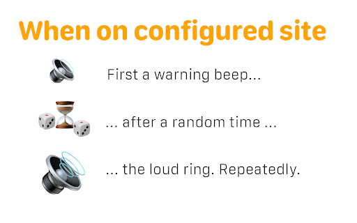 Ring Me Reduce screen time  from Chrome web store to be run with OffiDocs Chromium online