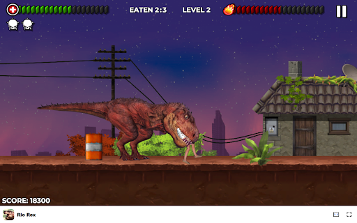 Rio Rex Game Rampage through Rio and unleash your inner T Rex!  from Chrome web store to be run with OffiDocs Chromium online