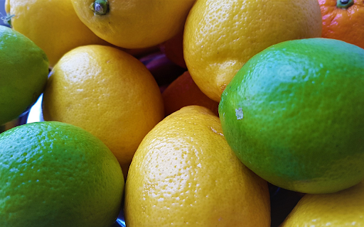 Ripe and green lemon  from Chrome web store to be run with OffiDocs Chromium online