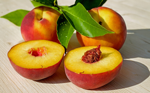 Ripe red peaches  from Chrome web store to be run with OffiDocs Chromium online