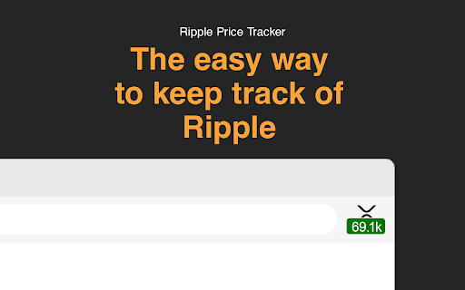Ripple Price Tracker  from Chrome web store to be run with OffiDocs Chromium online