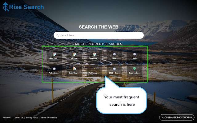 Rise Search  from Chrome web store to be run with OffiDocs Chromium online