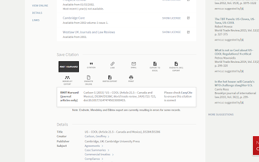 RMIT Harvard Citation Tool Version 3.2  from Chrome web store to be run with OffiDocs Chromium online