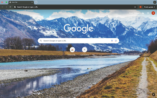 road and glacier  from Chrome web store to be run with OffiDocs Chromium online