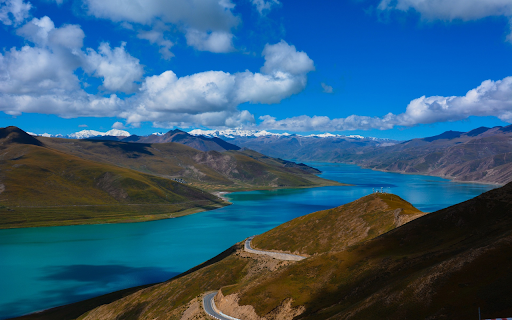 Road around the mountain  from Chrome web store to be run with OffiDocs Chromium online