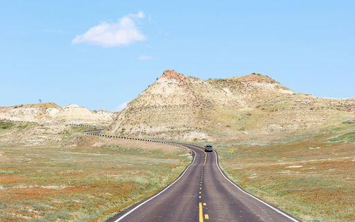 Road in Theodore Roosevelt National Park  from Chrome web store to be run with OffiDocs Chromium online