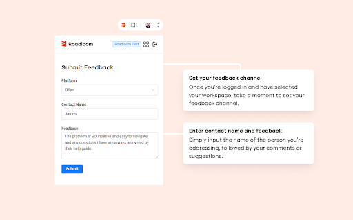 Roadloom  from Chrome web store to be run with OffiDocs Chromium online