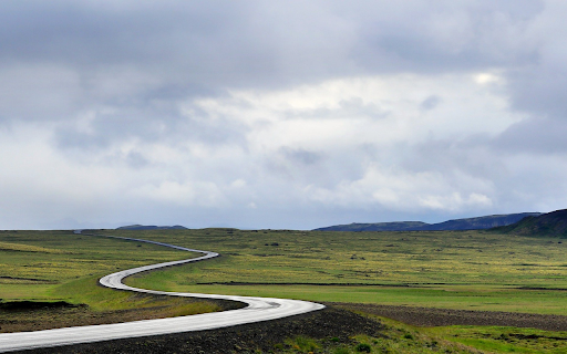 Road through fields  from Chrome web store to be run with OffiDocs Chromium online
