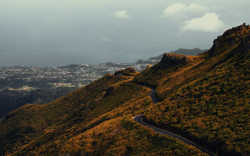 Road through the mountains  from Chrome web store to be run with OffiDocs Chromium online