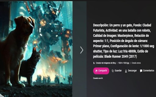 Robbie Prompts Generador de Prompts para Imágenes  from Chrome web store to be run with OffiDocs Chromium online