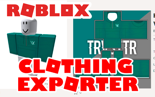 Roblox Clothing Exporter  from Chrome web store to be run with OffiDocs Chromium online