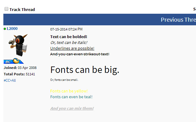 ROBLOX Forums+  from Chrome web store to be run with OffiDocs Chromium online