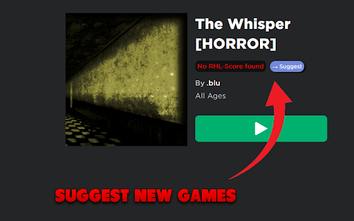 Roblox Horrorlist Addon  from Chrome web store to be run with OffiDocs Chromium online