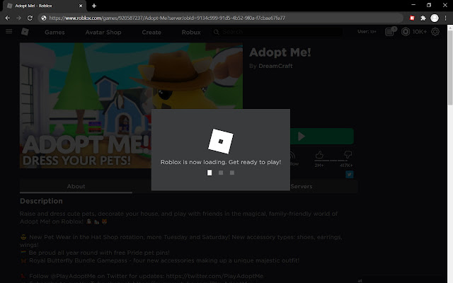 Roblox JobId Join  from Chrome web store to be run with OffiDocs Chromium online