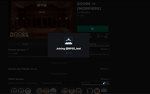 Roblox Player Server Searcher  from Chrome web store to be run with OffiDocs Chromium online