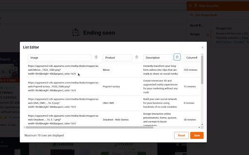 Robomotion RPA  from Chrome web store to be run with OffiDocs Chromium online