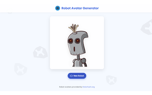 Robot Avatar Generator  from Chrome web store to be run with OffiDocs Chromium online