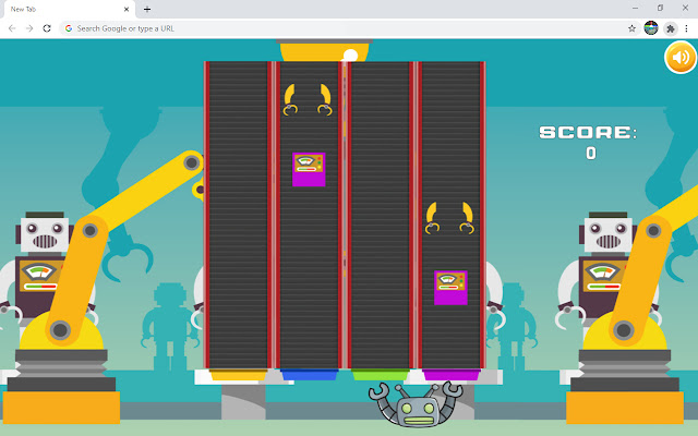 Robot Factory Puzzle Game  from Chrome web store to be run with OffiDocs Chromium online