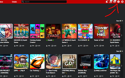 RobuxHider  from Chrome web store to be run with OffiDocs Chromium online