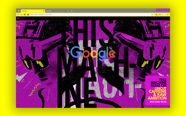 Rock Candy Media | Caffeine  from Chrome web store to be run with OffiDocs Chromium online