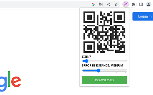 Rocket QR  from Chrome web store to be run with OffiDocs Chromium online