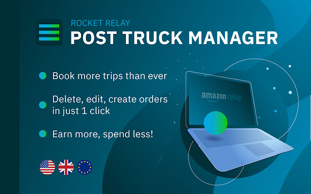 Rocket Relay Post Truck Manager  from Chrome web store to be run with OffiDocs Chromium online