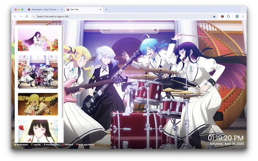 Rock Is a Ladys Modesty Wallpaper New Tab  from Chrome web store to be run with OffiDocs Chromium online