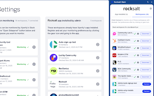 Rocksalt Slack  from Chrome web store to be run with OffiDocs Chromium online