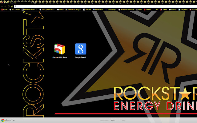 Rockstar Energy theme  from Chrome web store to be run with OffiDocs Chromium online