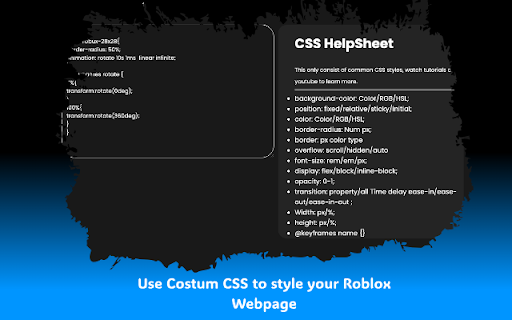 RoCostum Ultimate Roblox Costumization  from Chrome web store to be run with OffiDocs Chromium online