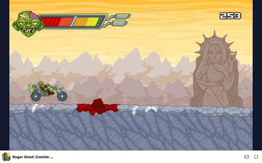 Roger Dead: Zombie Biker Perform tricks and avoid obstacles!  from Chrome web store to be run with OffiDocs Chromium online