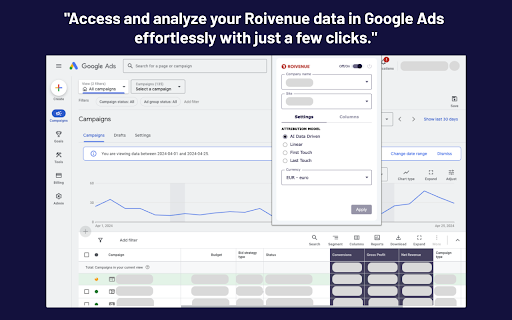 Roivenue for Chrome  from Chrome web store to be run with OffiDocs Chromium online
